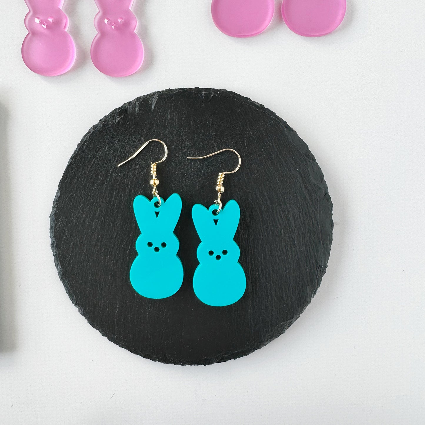 Peep Easter Bunny Earrings (Set of 2)