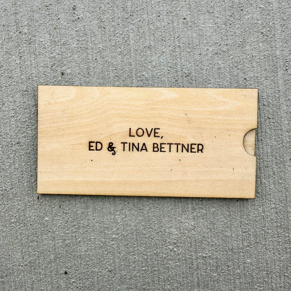 Personalizable Graduation Card Money Holder – Glowforge Shop