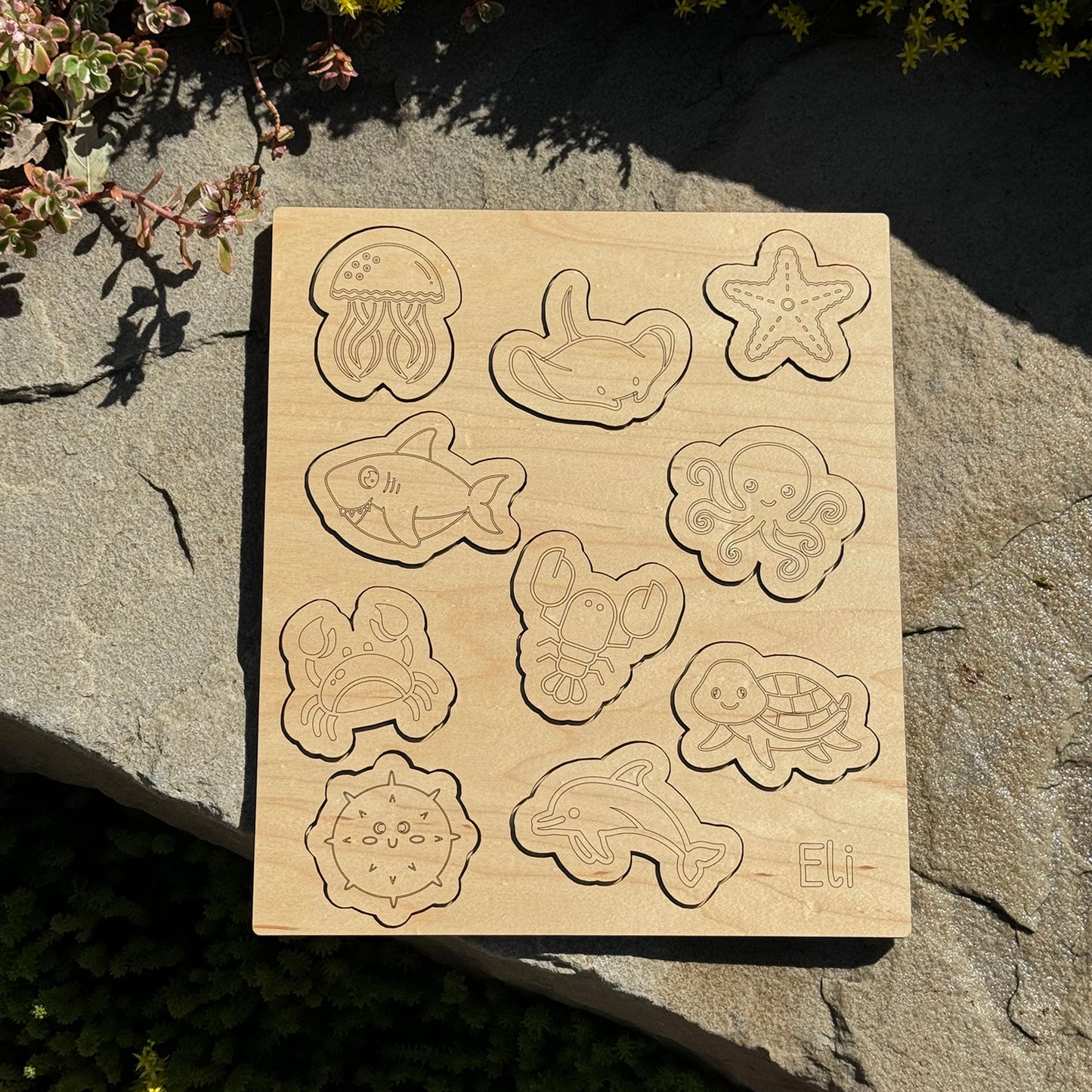 Personalized Ocean Exploration Puzzle - Glowforge