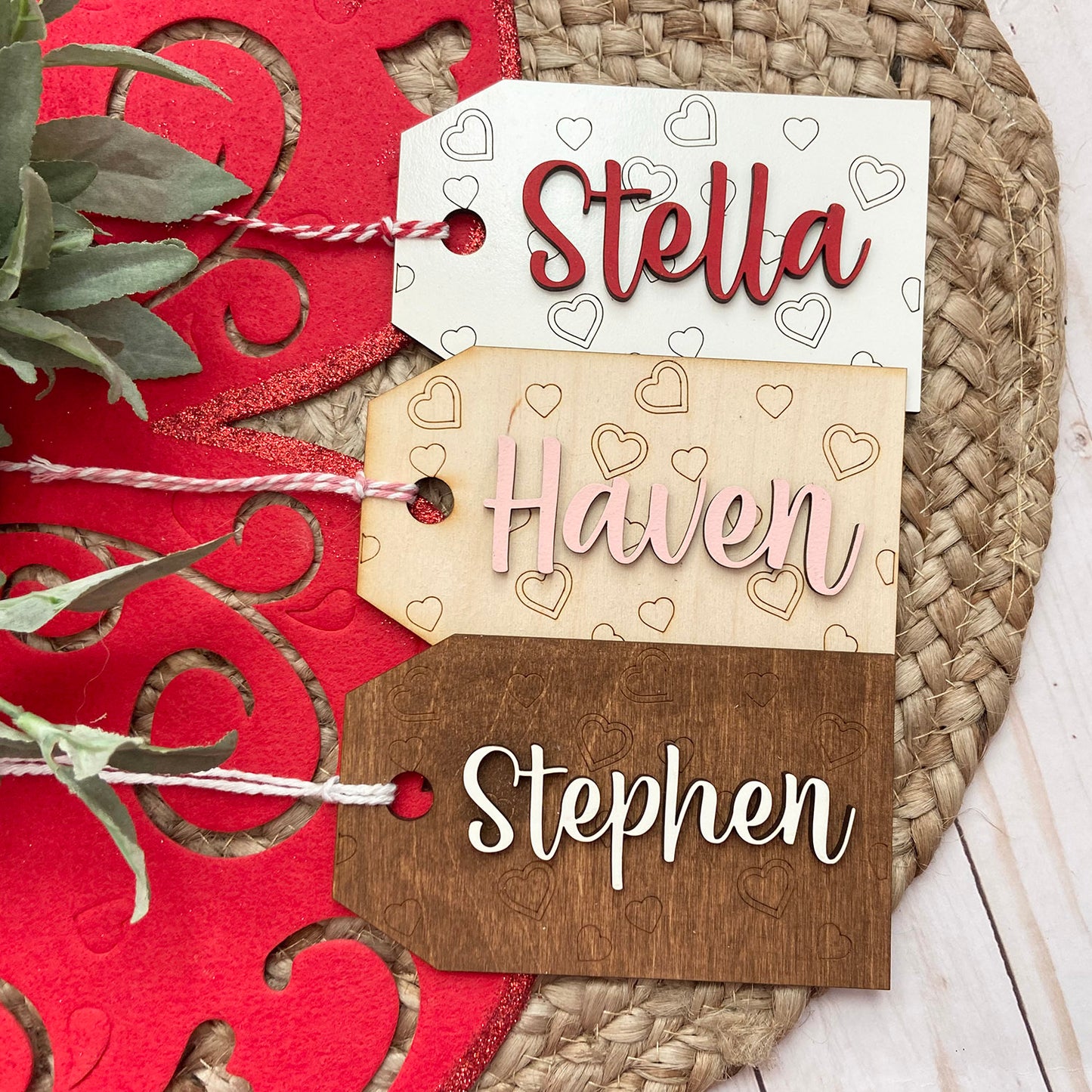 Personalized Valentine's Day Gift Tag