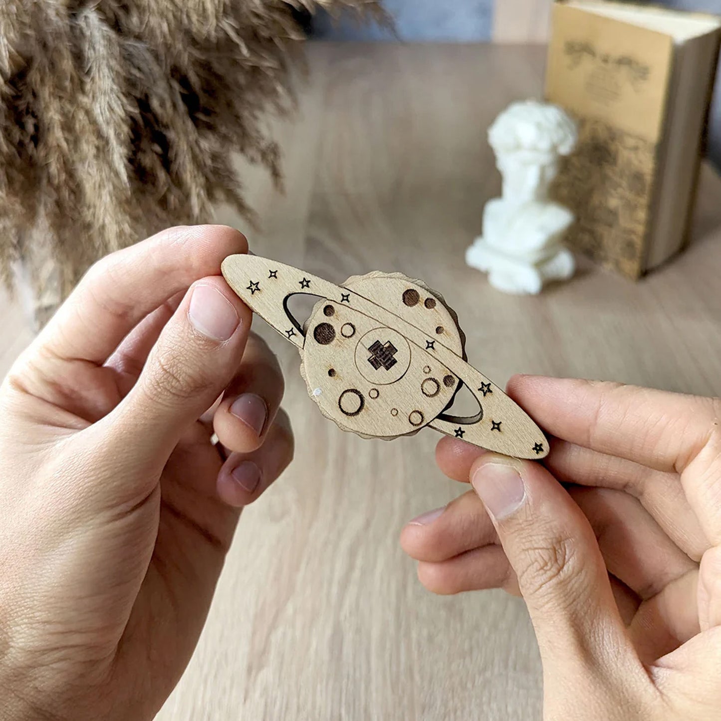 Planet - Thank you Teacher Gift with Rotating Wish Part - Glowforge