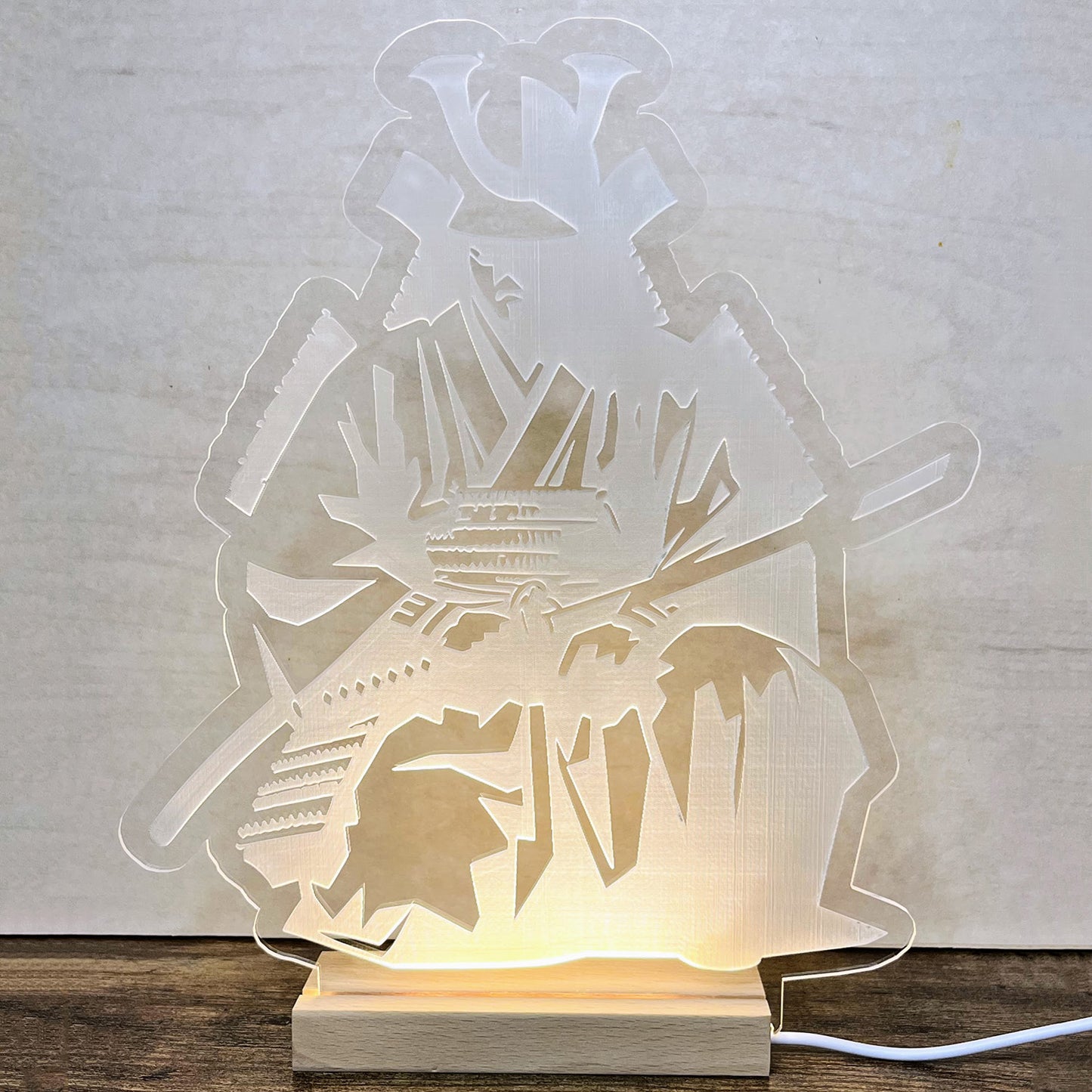 Samurai LED Nightlight Insert - Glowforge