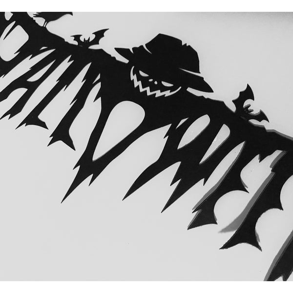 Scary Halloween Drape Banner – Glowforge Shop