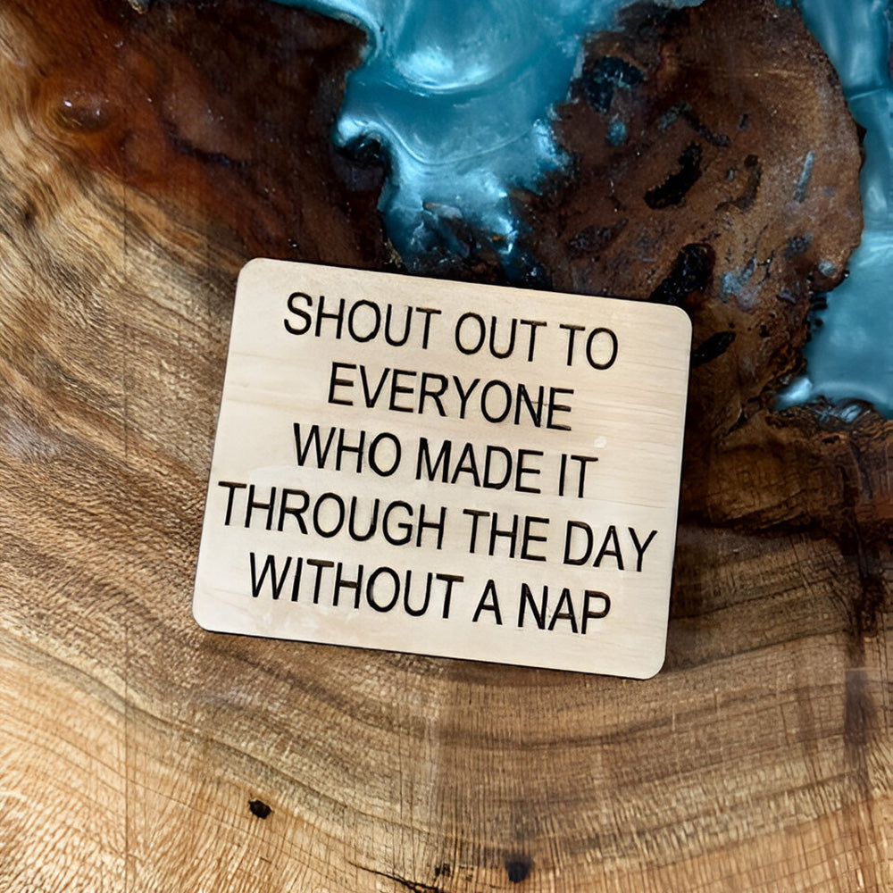 Shout Out Magnet / Keychain - Glowforge