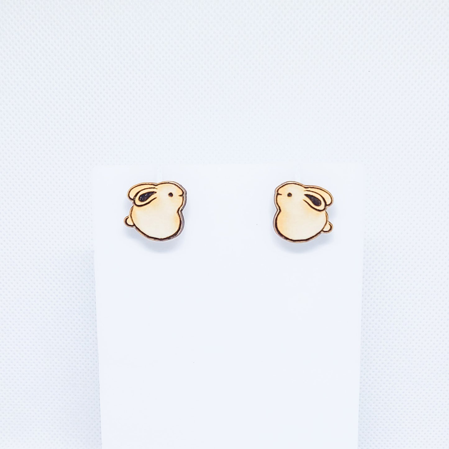 Simple Bunny Stud Earrings