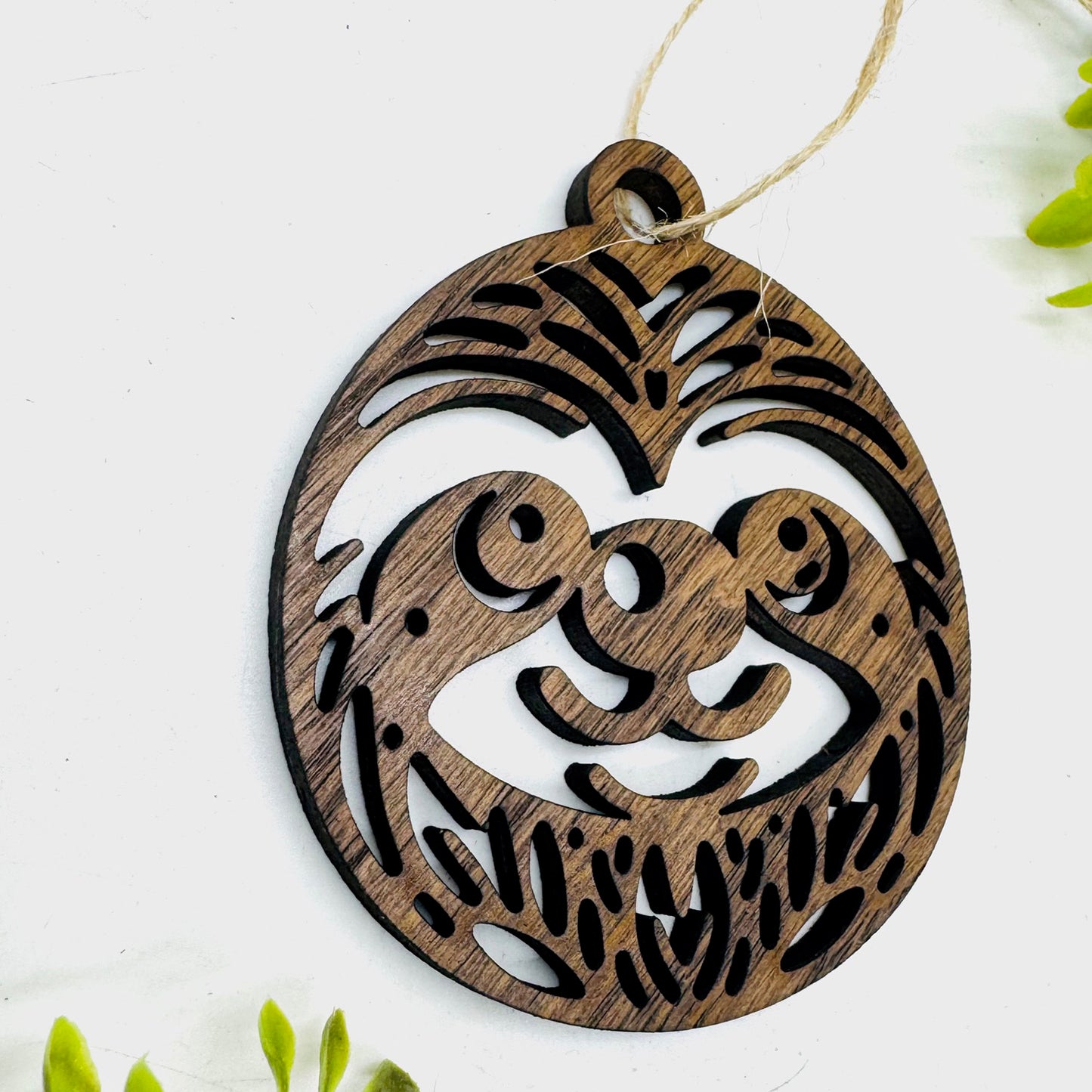 Slow Down & Enjoy – Sloth Car Charm for Relaxed Vibes - Glowforge