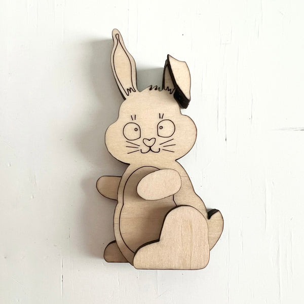Small Bunny Springtime Desk Sitter – Glowforge Shop