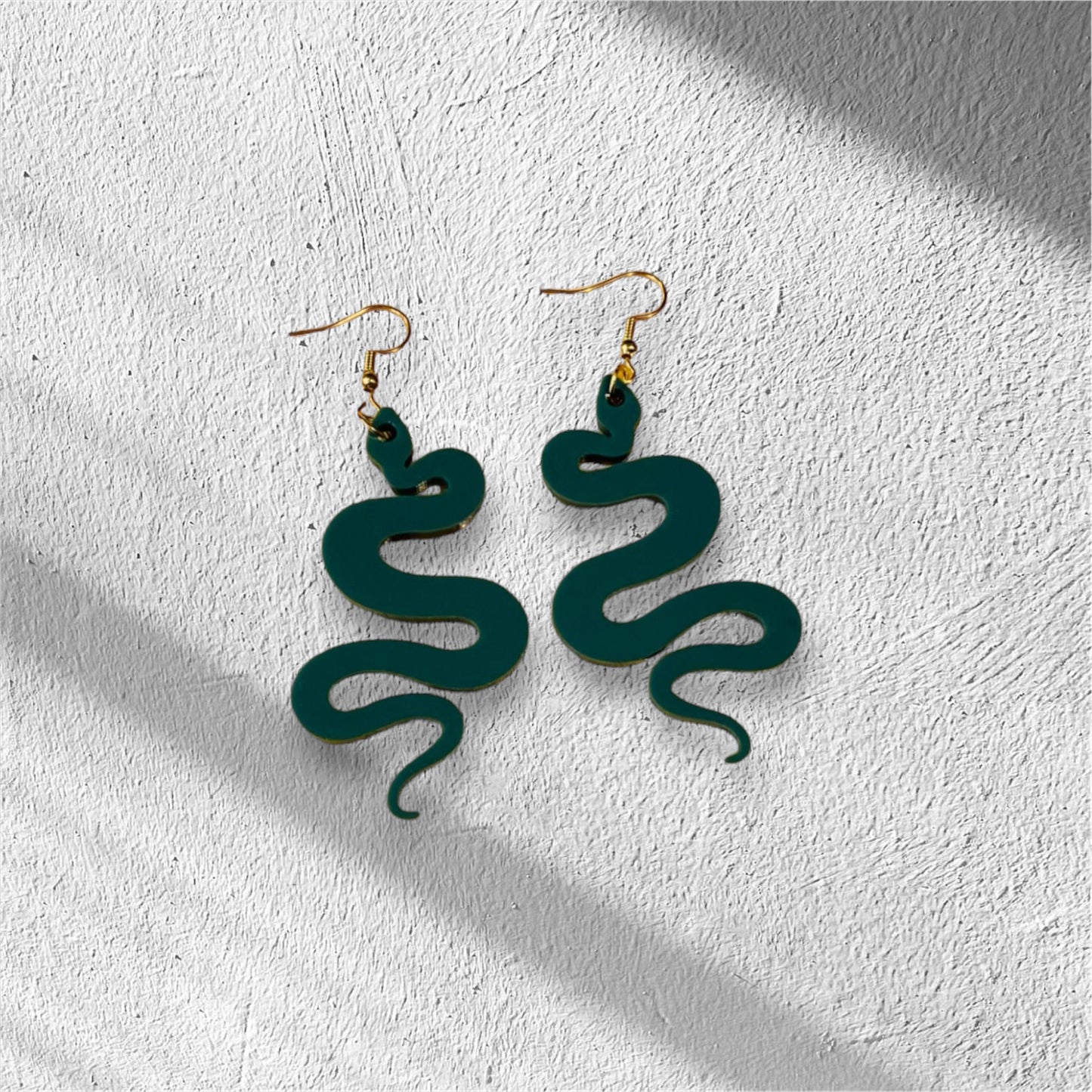 Snake Halloween Dangle Earrings - Glowforge
