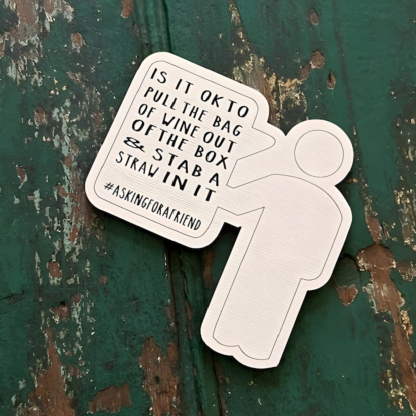 Snarky Wine Magnet - Glowforge
