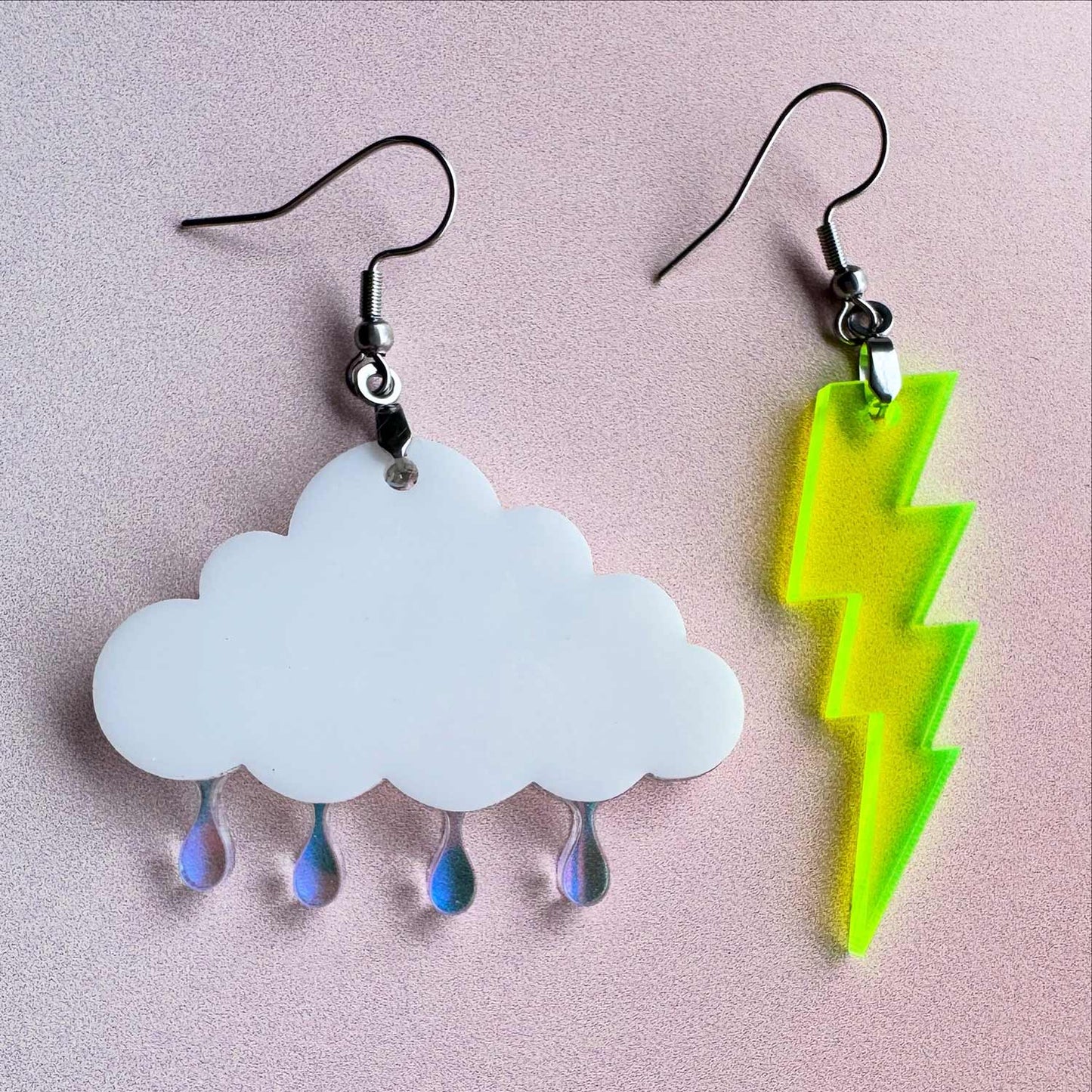 Stormy Weather Mismatch Earrings - Glowforge