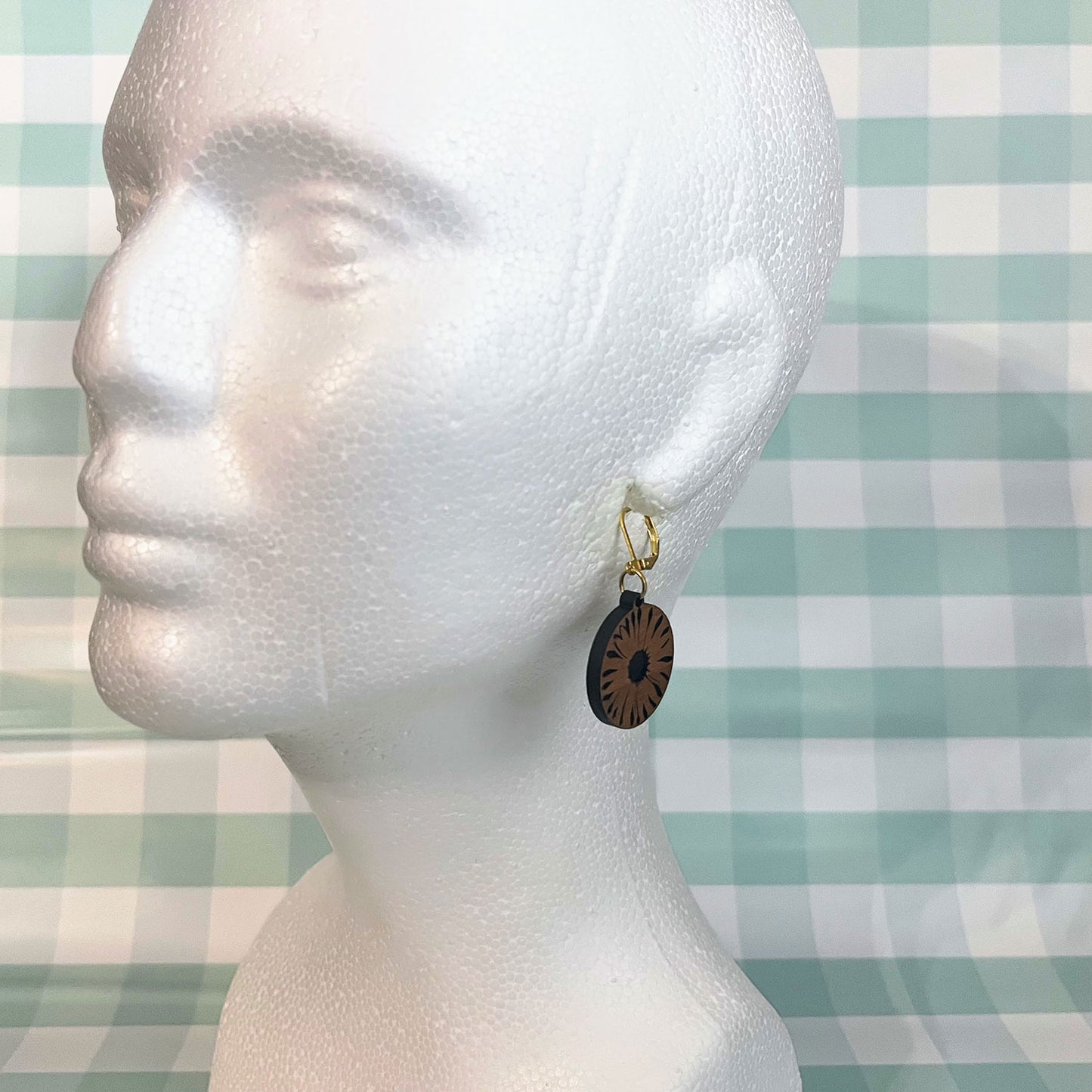 Sunflower Earring Pendants - Glowforge
