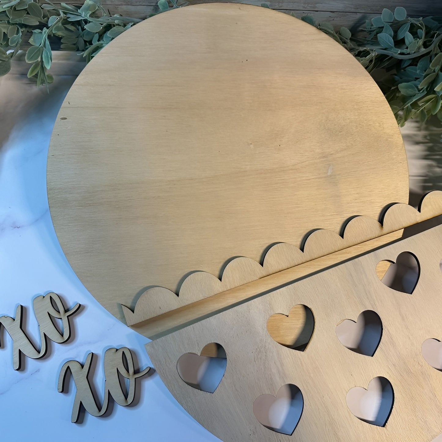 Valentine's XOXO Door Sign - Romantic Door Decor - Glowforge