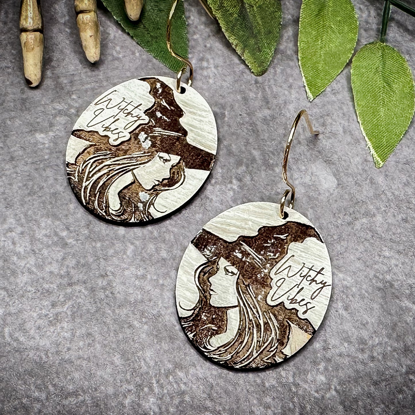 Witchy Vibes Earrings - Glowforge