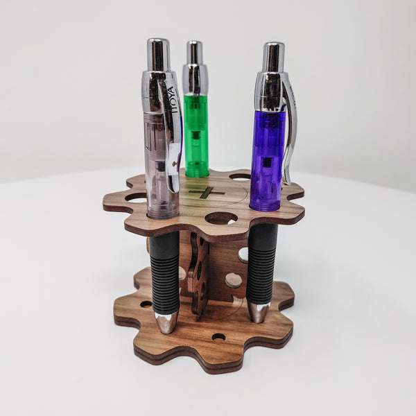 Gear Shaped Pen Stand – Glowforge Shop