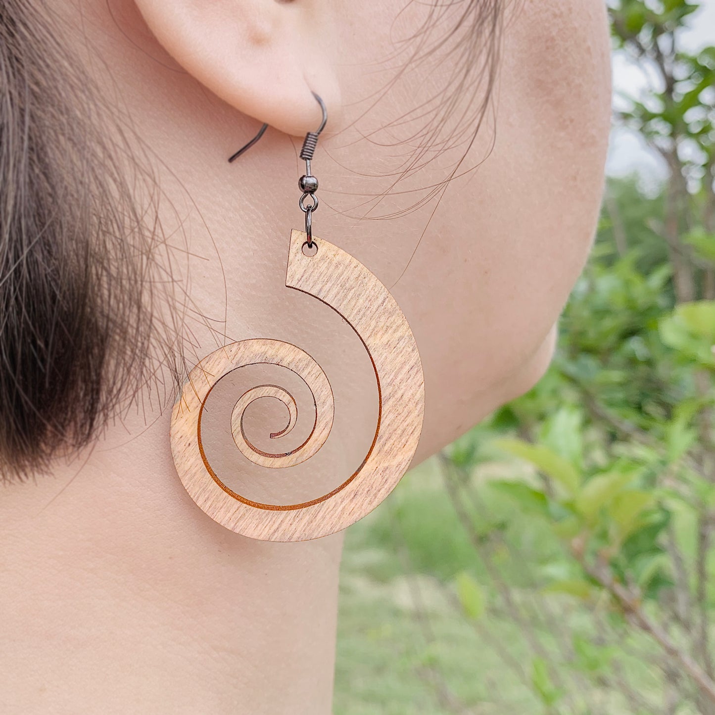 Nautilus Spiral Earrings