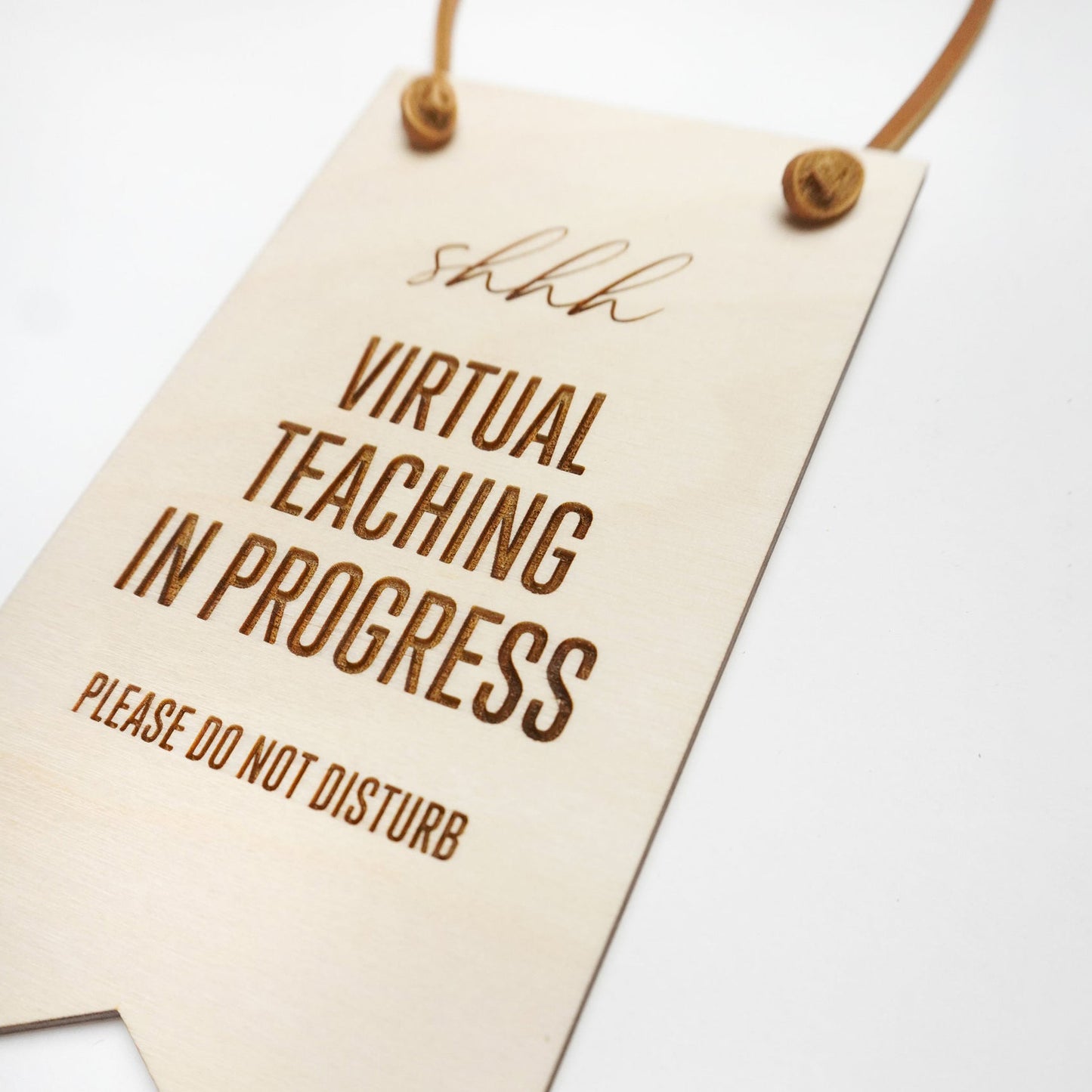 Virtual Teaching Do Not Disturb Sign