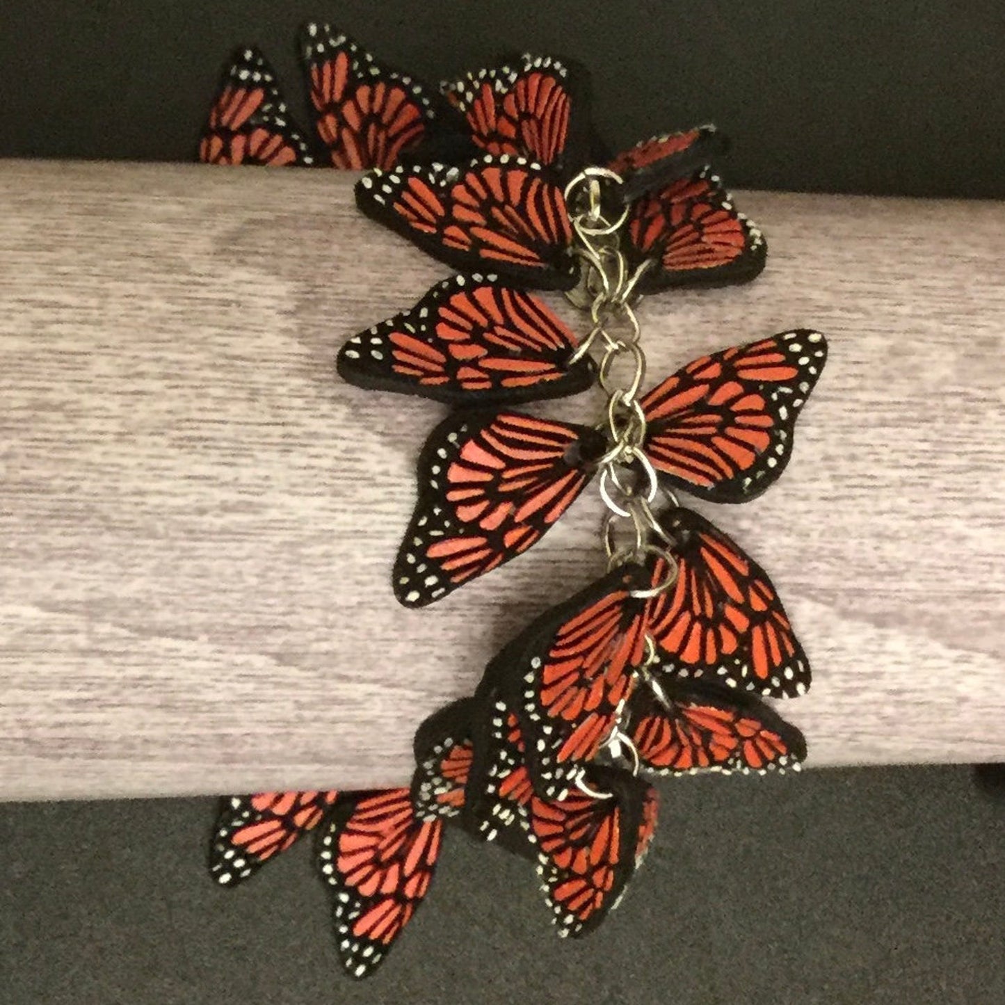 Monarch Butterfly Wing Earrings