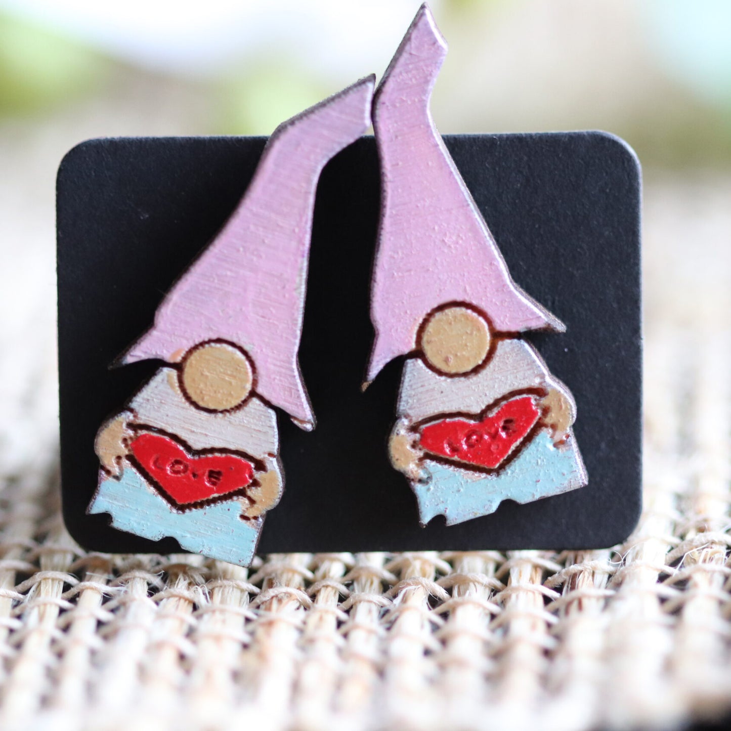 Gnome Love Earrings and Pendant