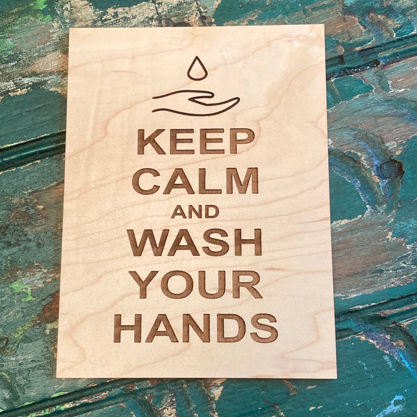 Wash your hands sign