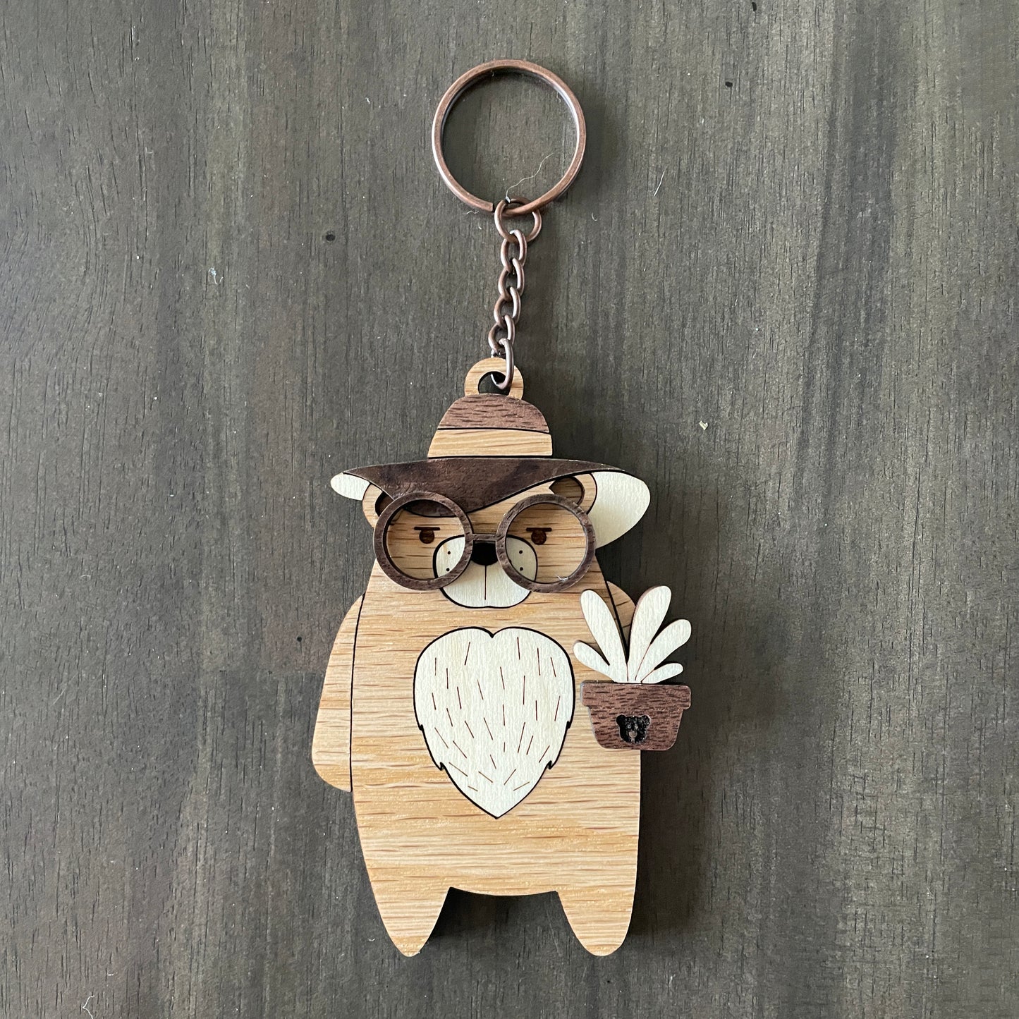 Millennimal Keychain - Diantha the Bear