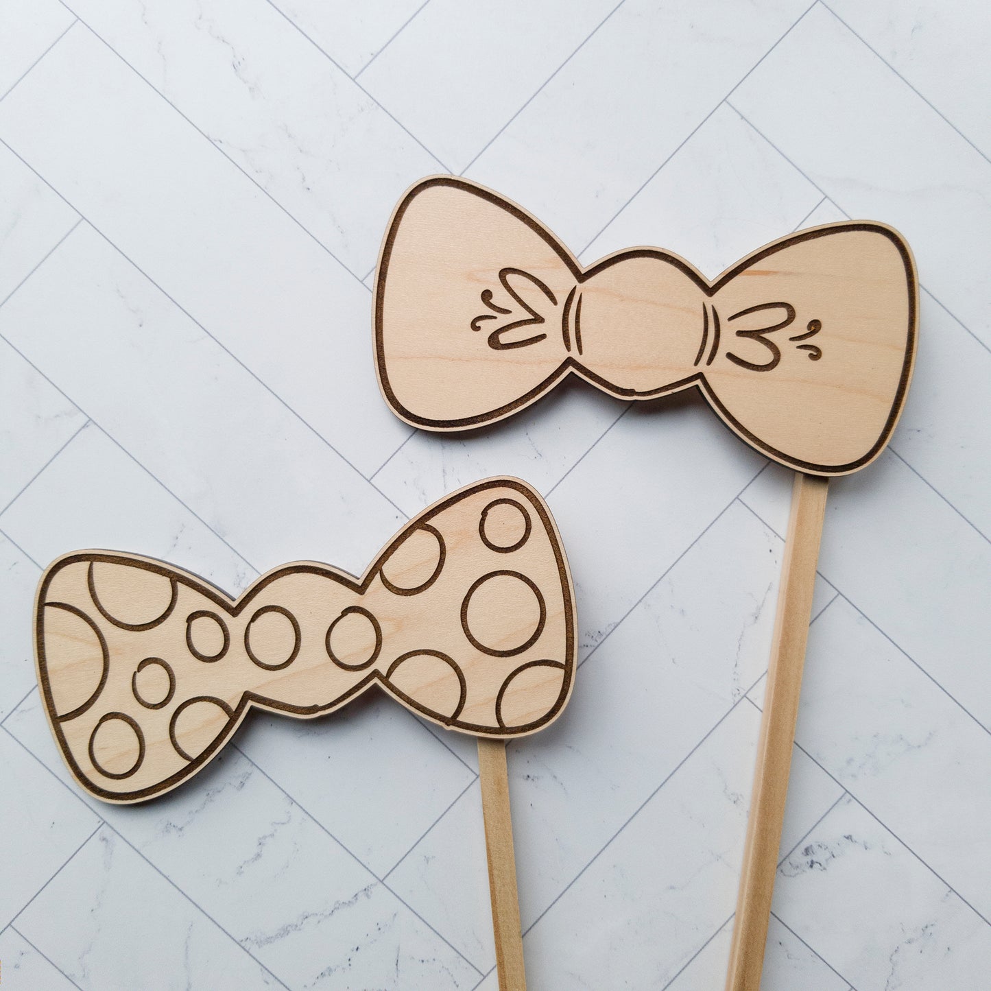 Bow Tie Photobooth Props (Set of 2)