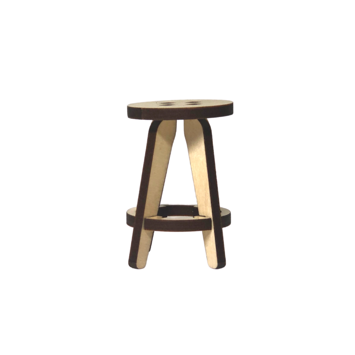 Mid Century Stools 1:12 Scale