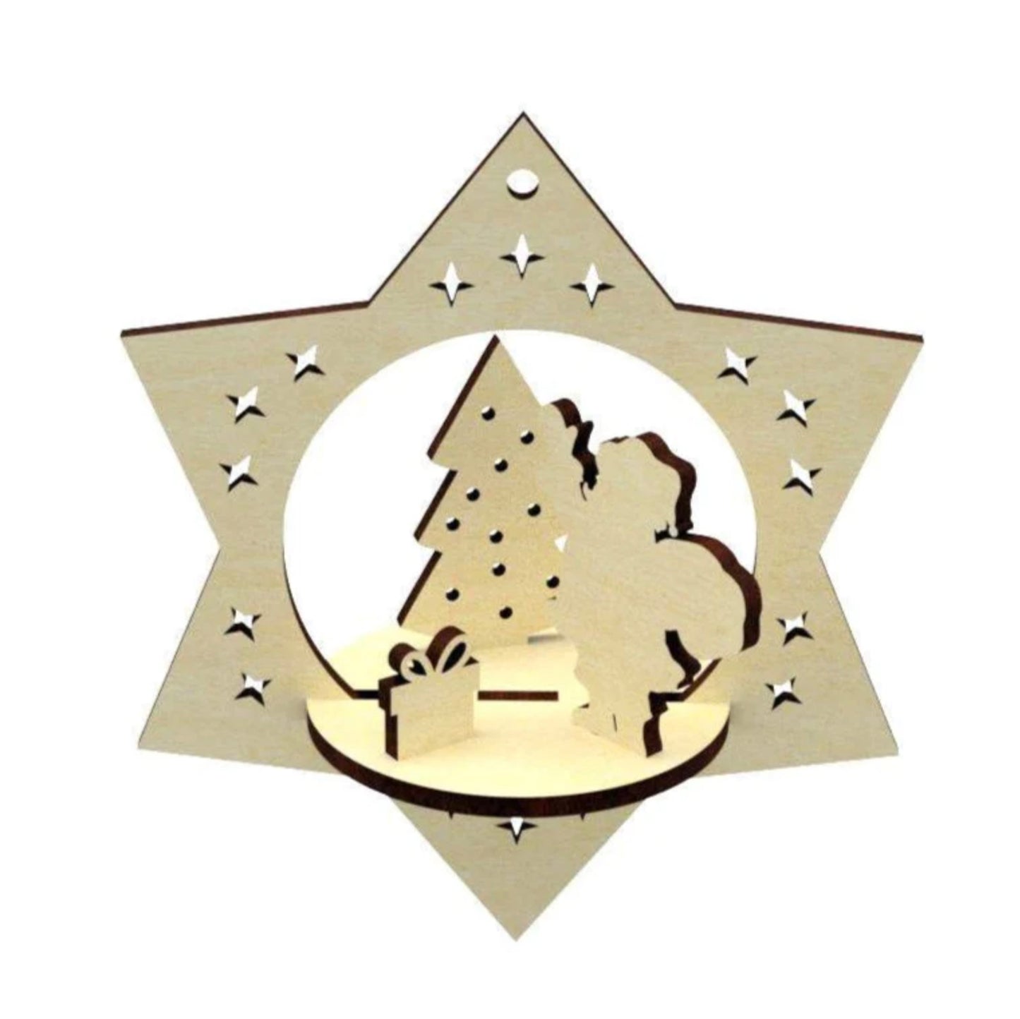 Christmas Santa Ornament