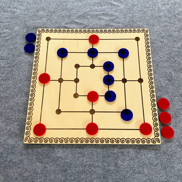 Nine Men’s Morris - Game board – Glowforge Shop