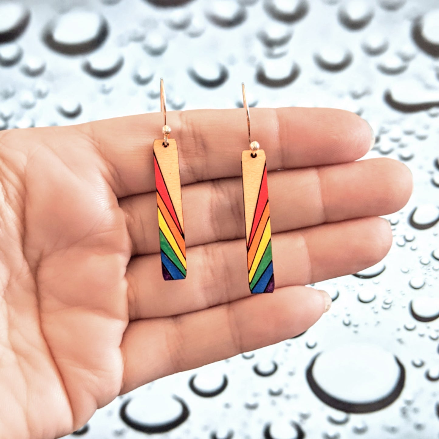Vertical Line Earrings