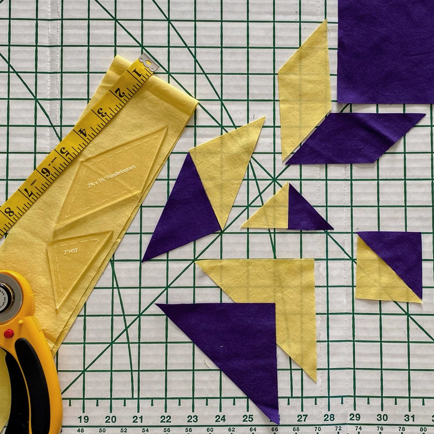 8-Inch Block Quilt Template Set