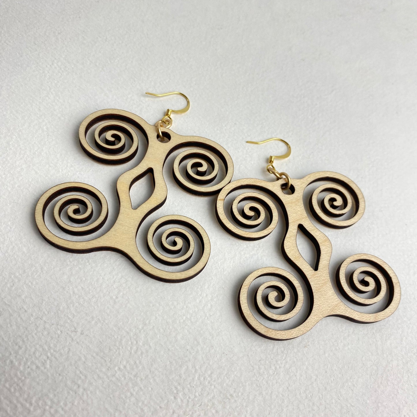 Fancy Classic Quad Spiral Earrings