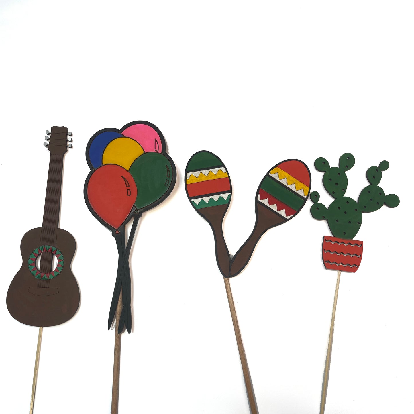 Cinco de Mayo Photo Booth Props (set of 9)