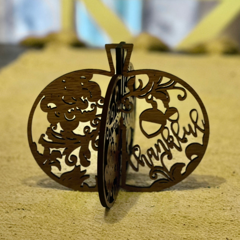 3D Thanksgiving Pumpkins (Set of 3)