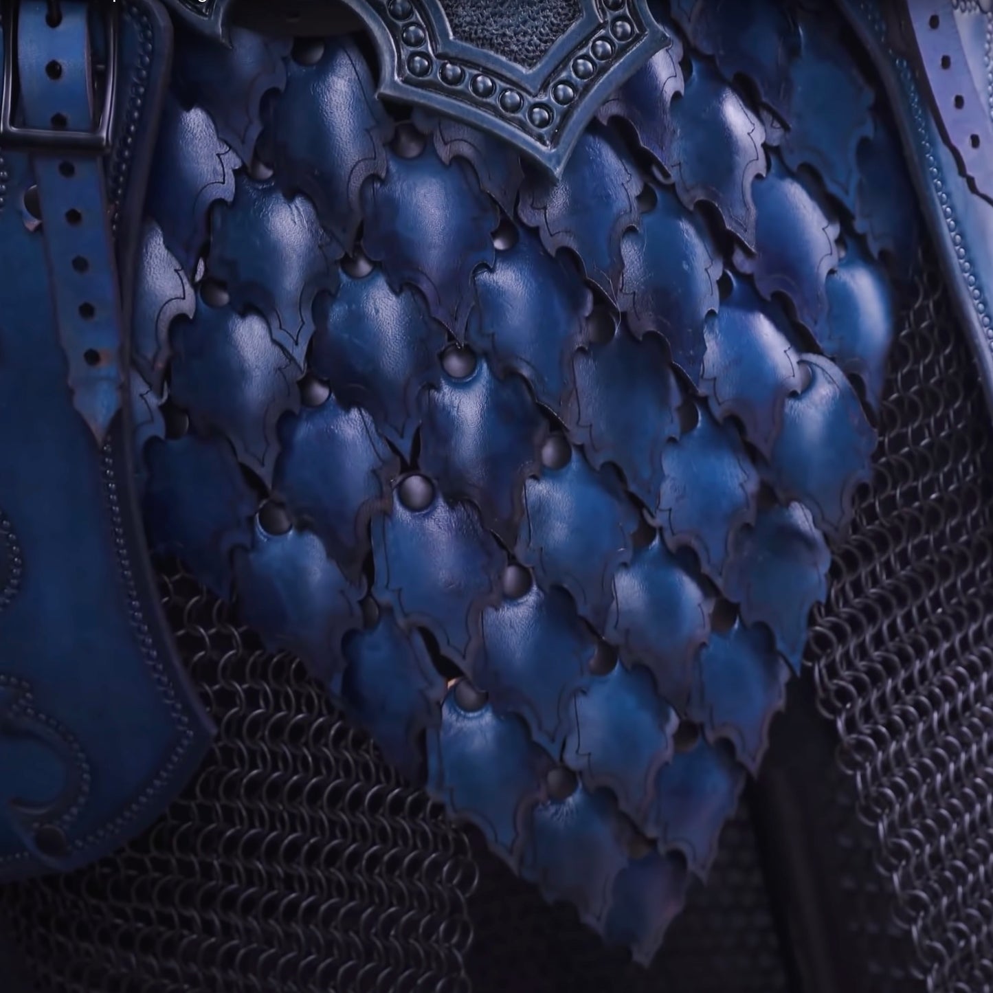 Imperial Knight Leather Scale Skirt