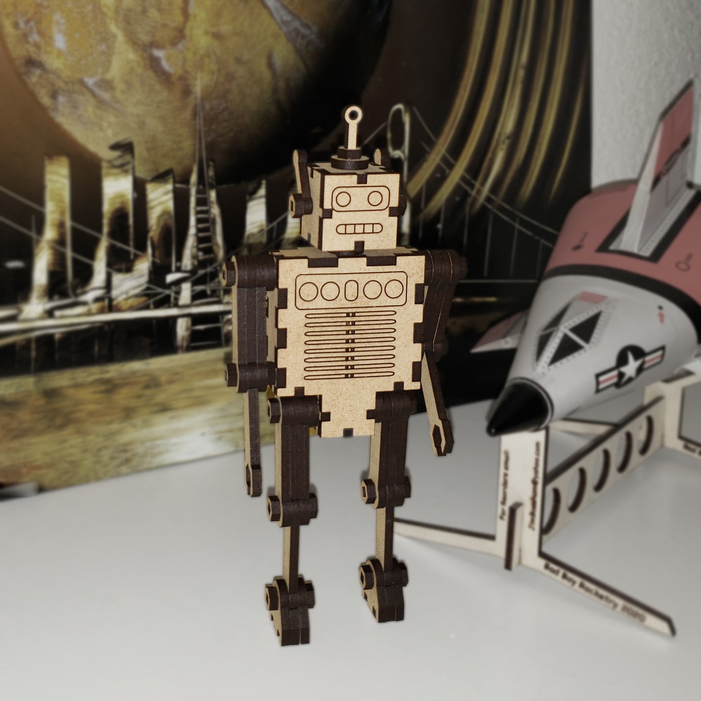 Bleep Blop the Posable Model Robot