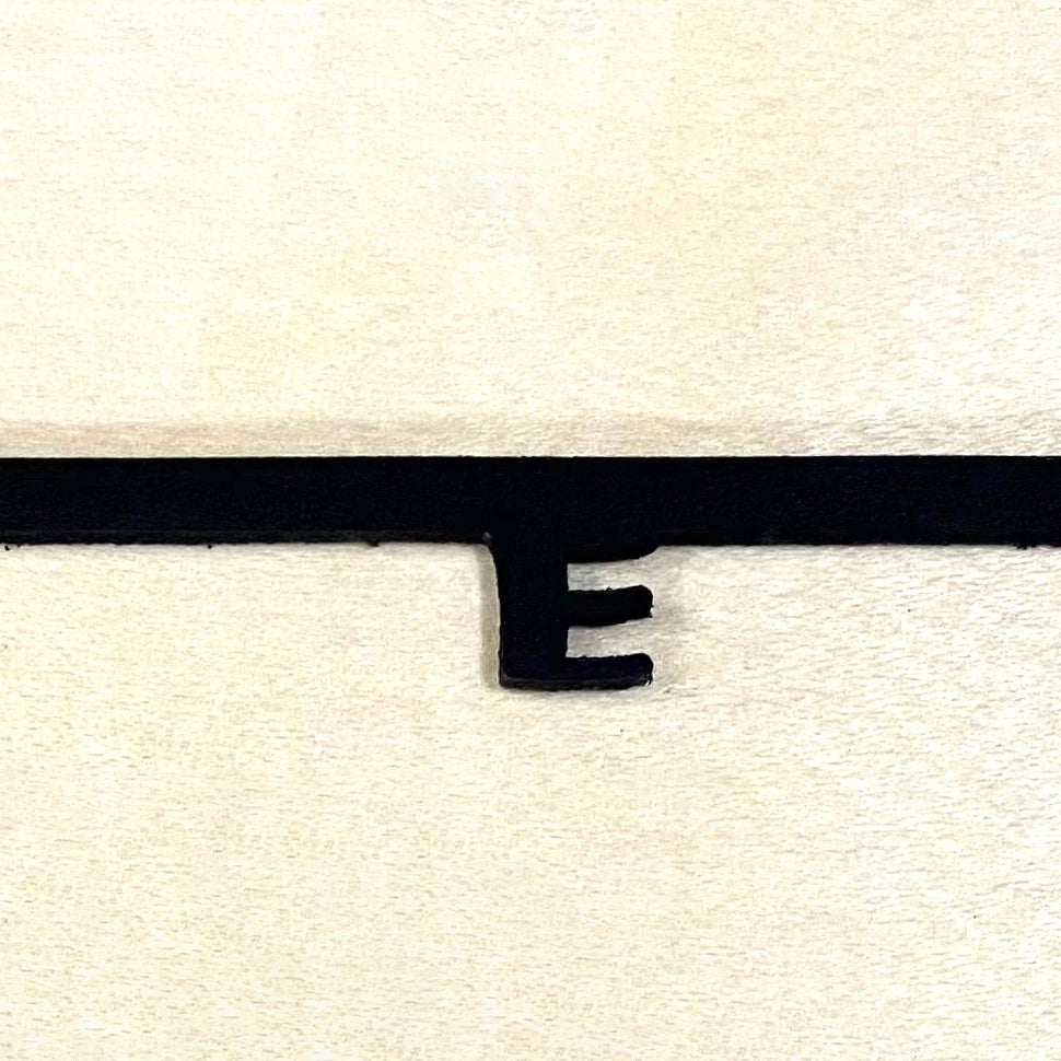 Leather Monogram Chokers A-Z