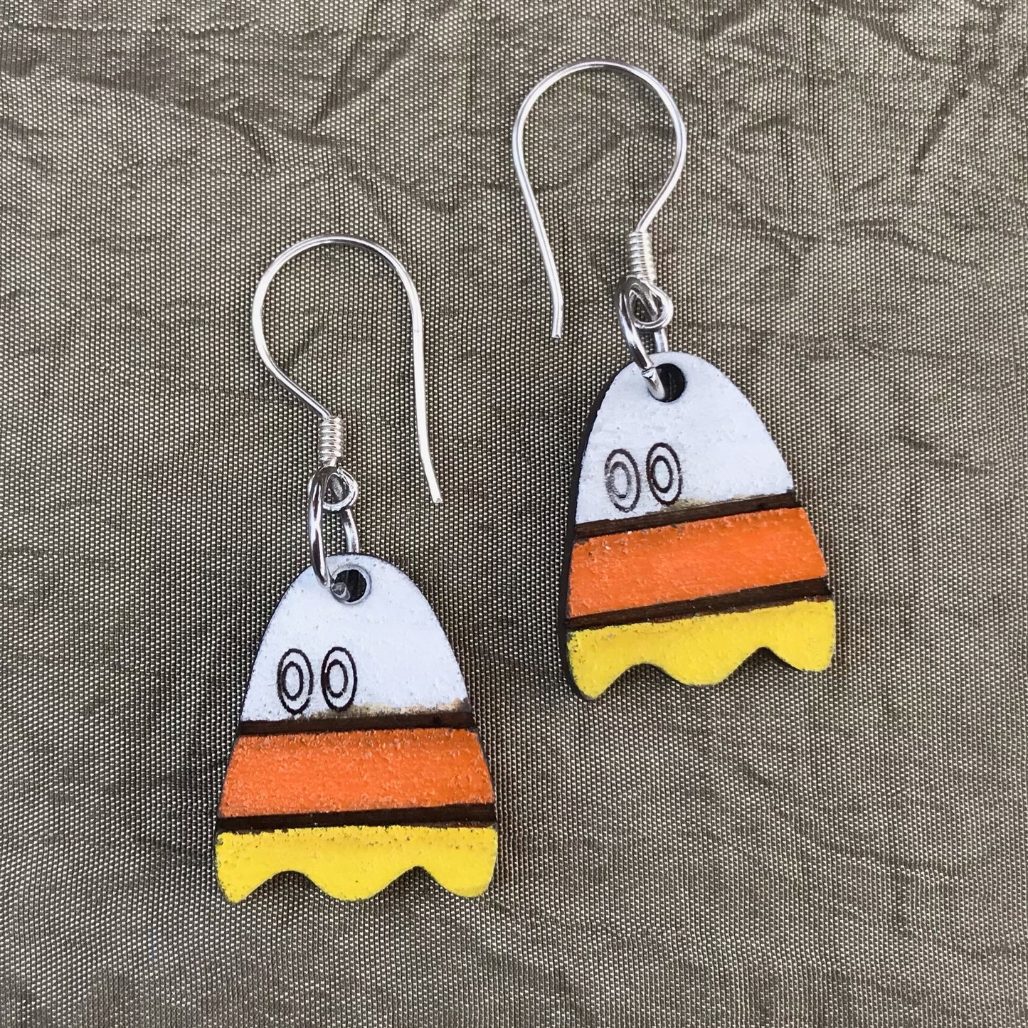 Candy Corn Earrings