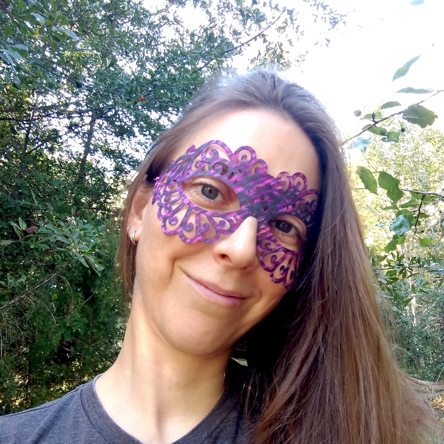 Swirly Filigree Mask for a Halloween Masquerade