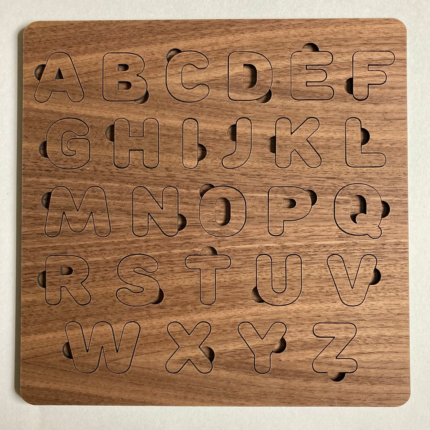 Wooden ABC puzzle