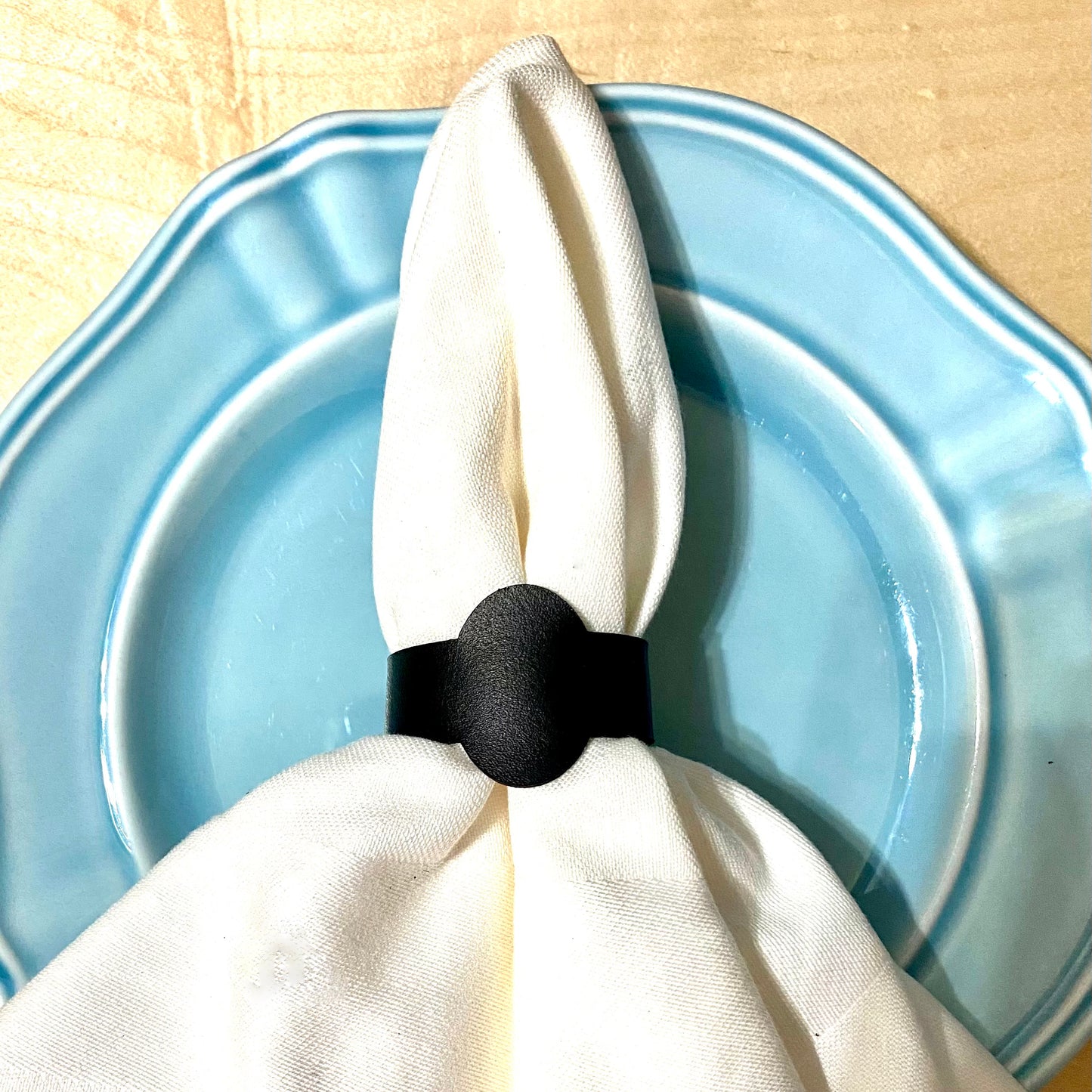 Leather Napkin Rings (Set of 5)