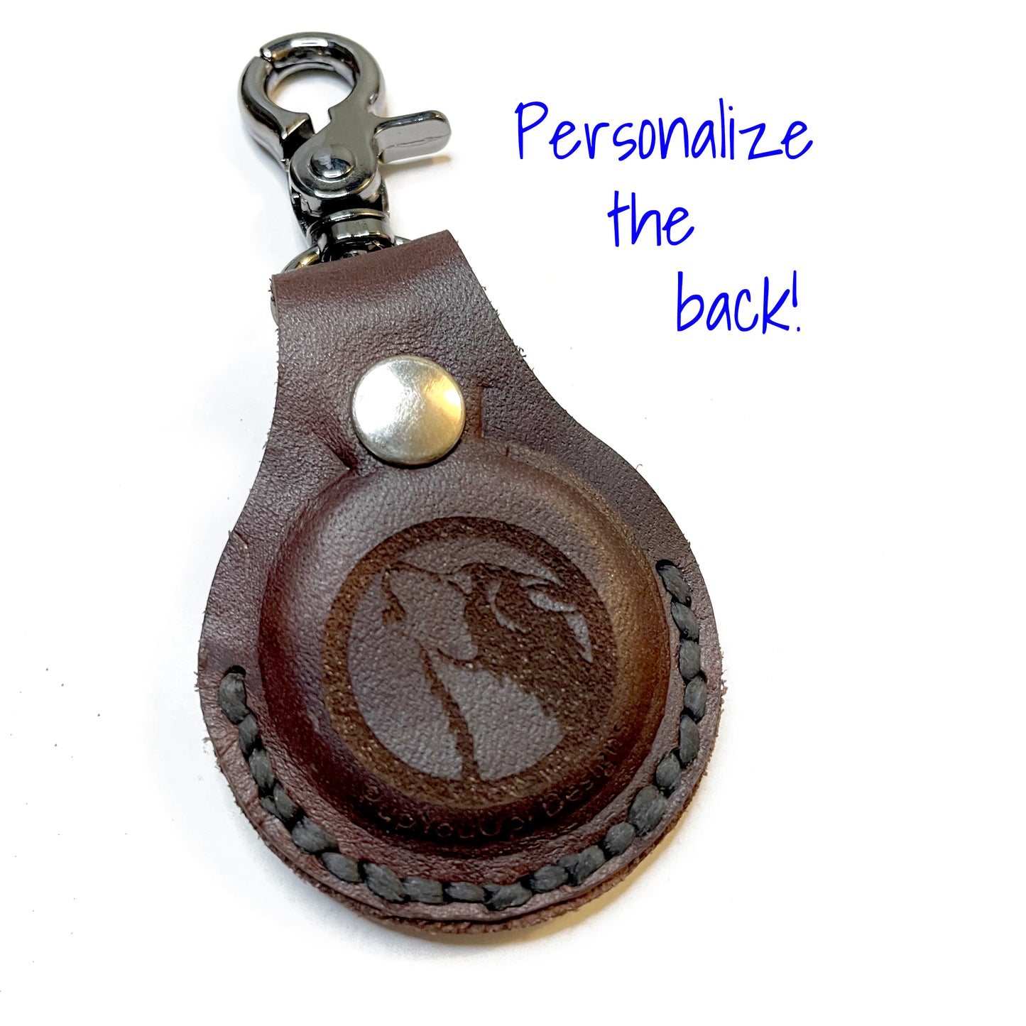 Leather Keychain For Apple AirTag