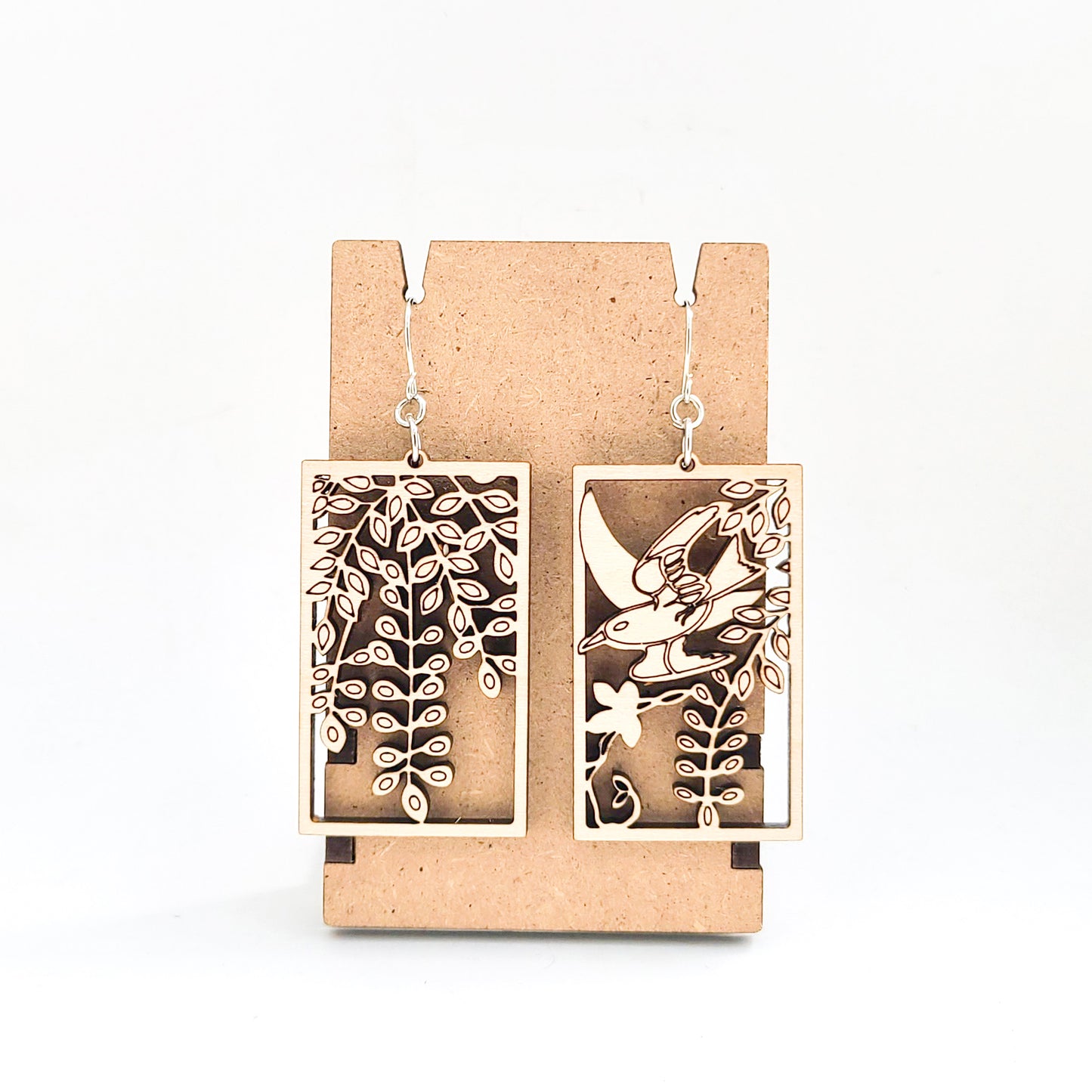 Hanafuda Earrings- April 1