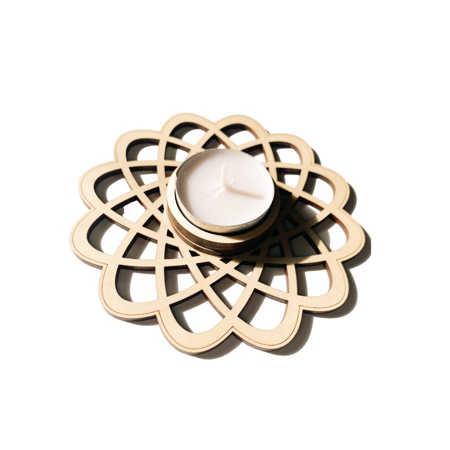 Mandala Lattice Tea Light Holder