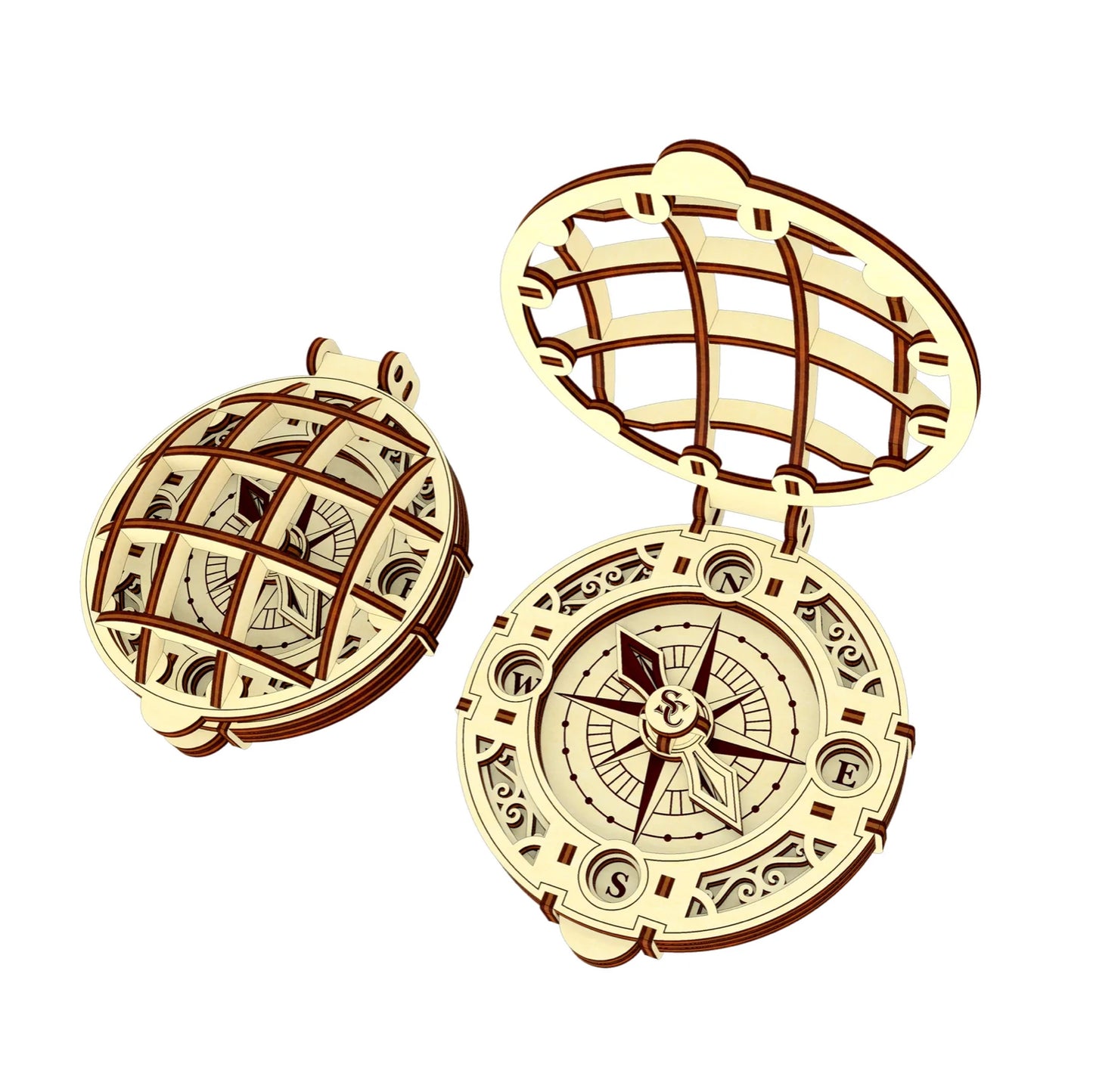 Santa's Compass - Glowforge