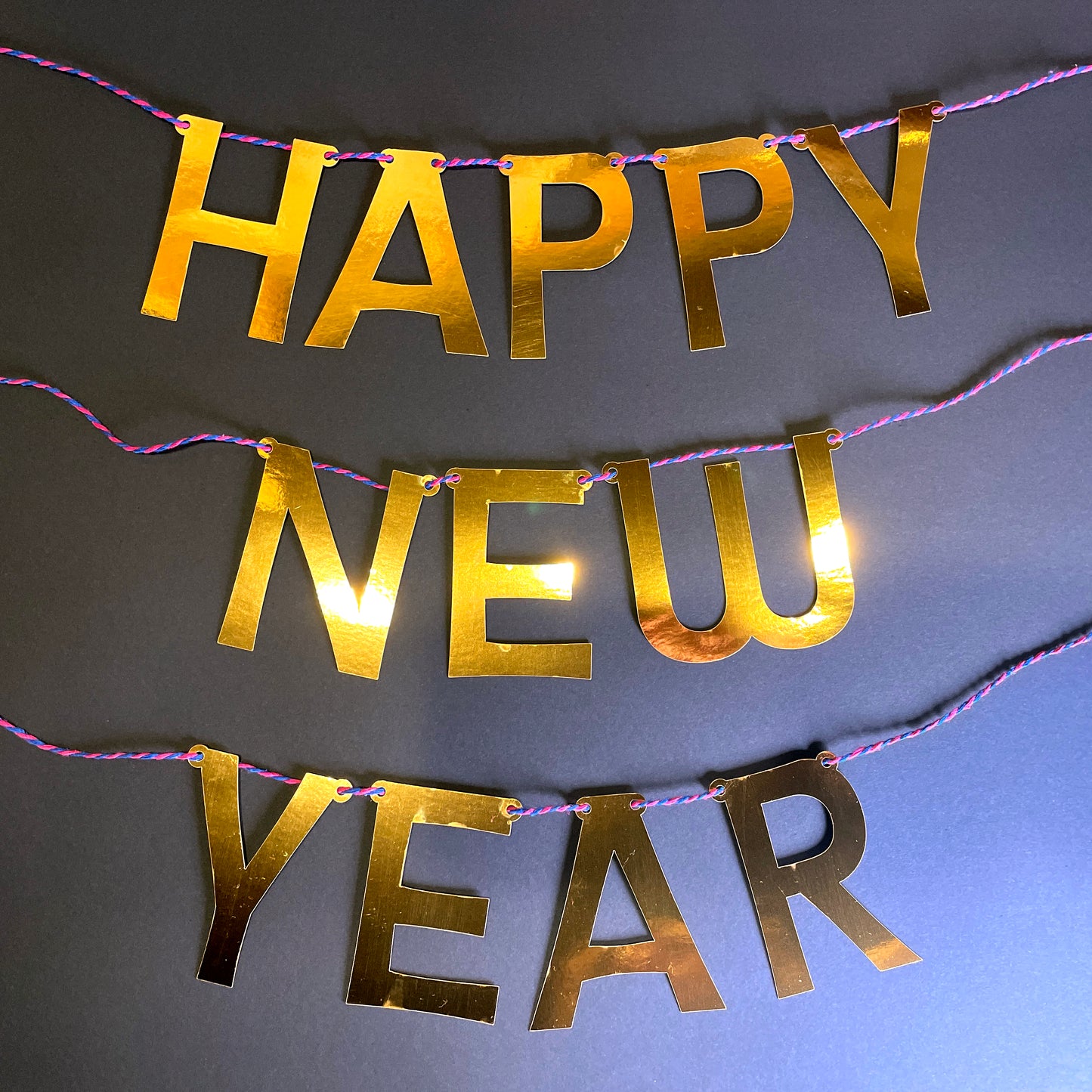 Festive Hanging Banner Alphabet