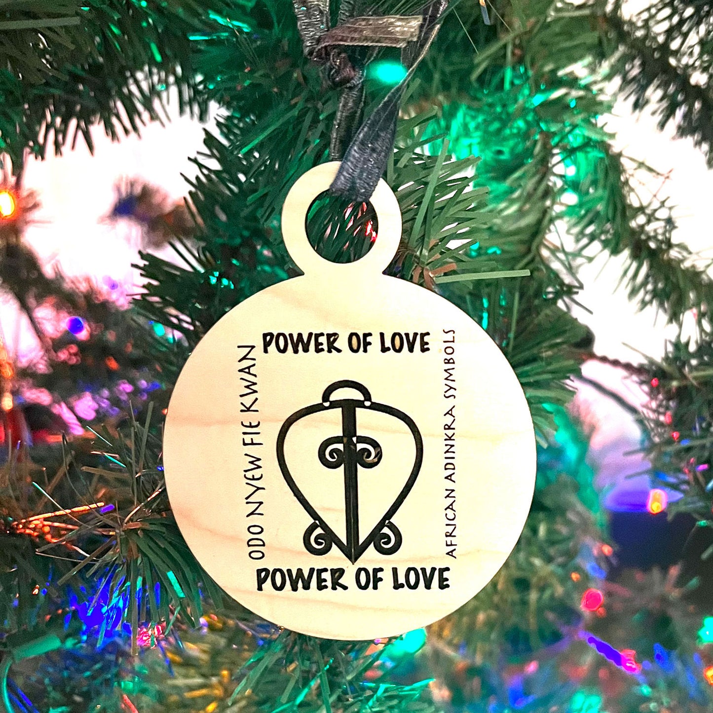 African Adinkra Ornaments (Set of 12)