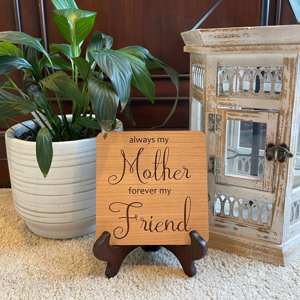 Always my mother, Forever my friend, Mother's day Frame, Custom Frames –  GlitterGiftsAndMore