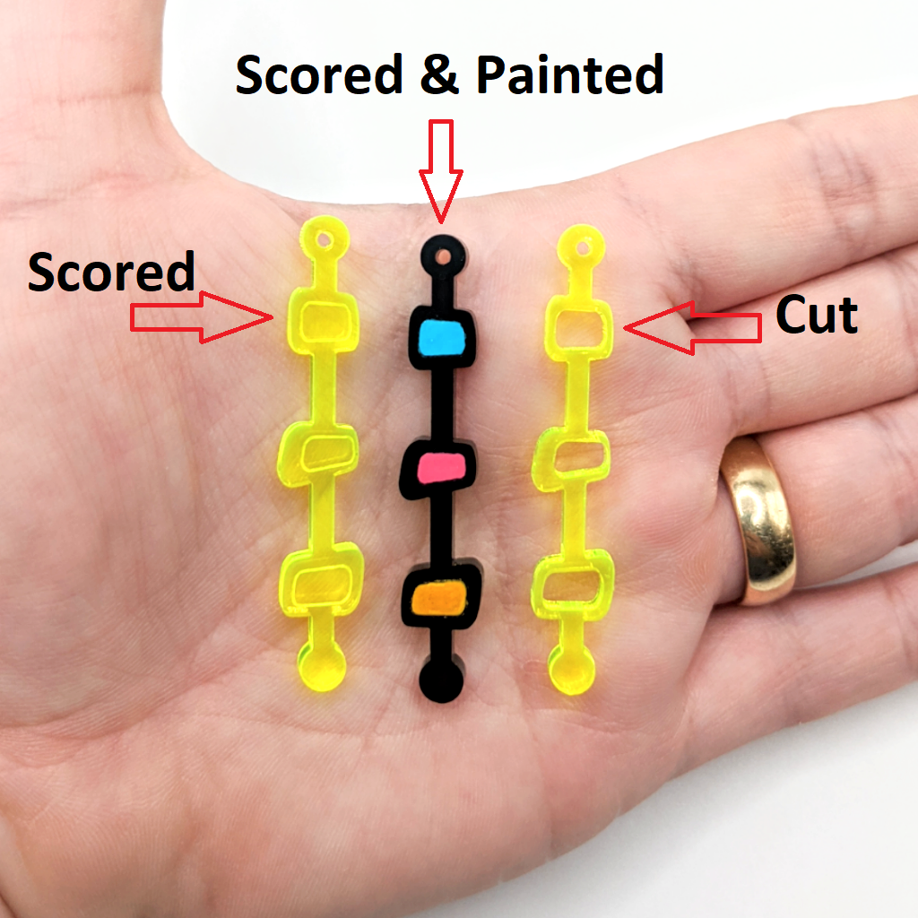 Atomic Starpaper Earrings