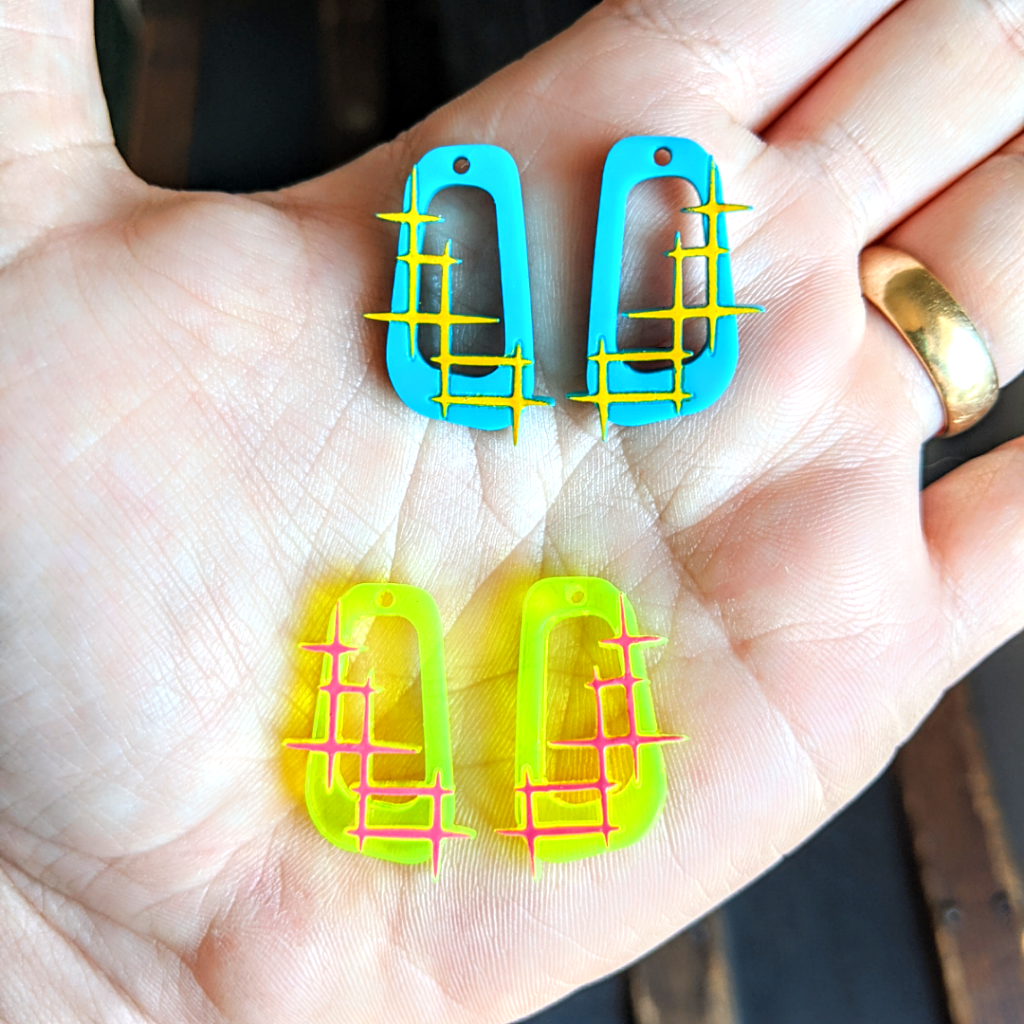 Atomic Thatch Earrings