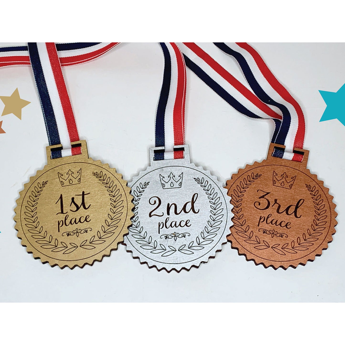 Award Medallions - 1st, 2nd, 3rd Place Medals
